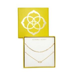Open Box - Kendra Scott - 14K Gold Over Brass Pendant Necklace Gi Gold